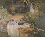 Claude Monet The lunch (san27) oil painting picture wholesale
